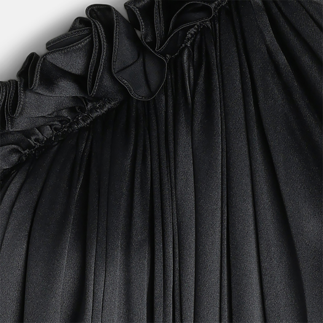 Super Flea Market+AZ Factory+Silk drape dress+Toni Garrn4